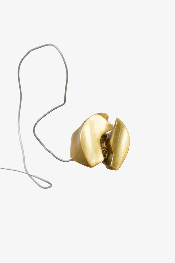 Bjorn Weckstrom Lapponia modernistische / brutalistische ring brons