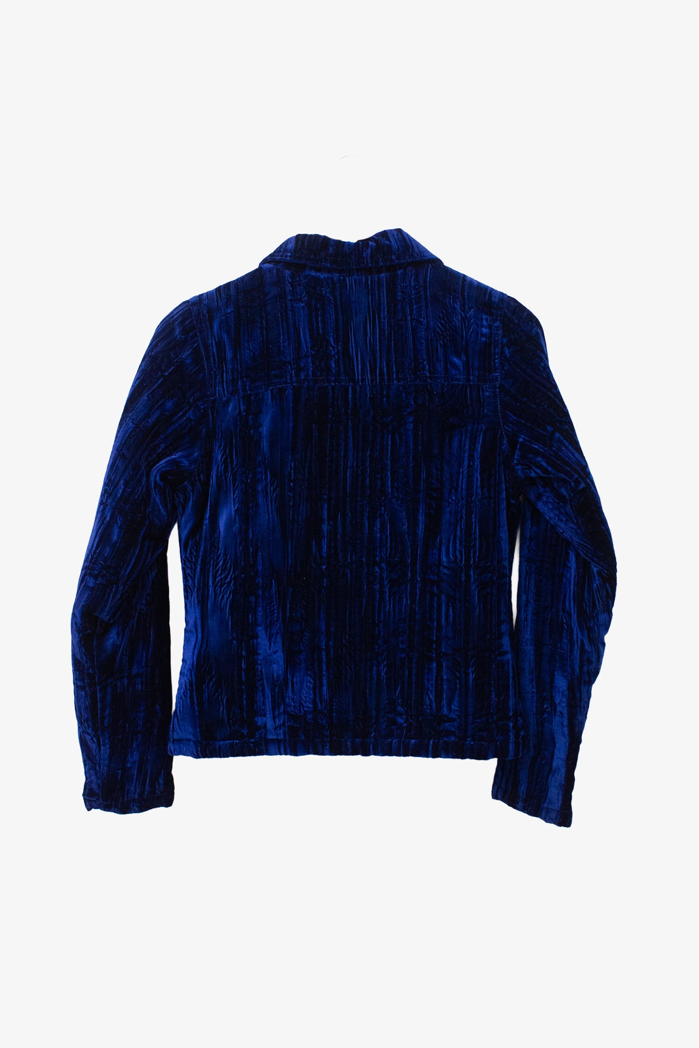 Blauw fluwelen Kenzo Jungle kinderjasje