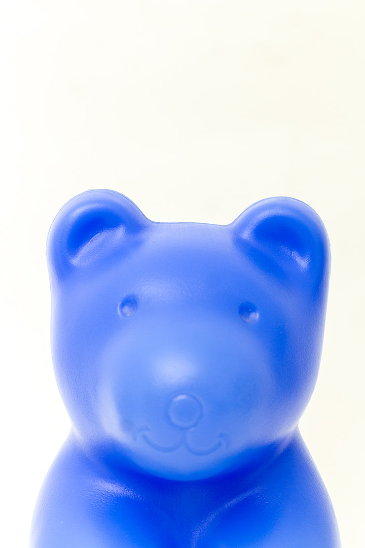 Blauwe gummy beer tafellamp/wandlamp Heico vintage jaren 70