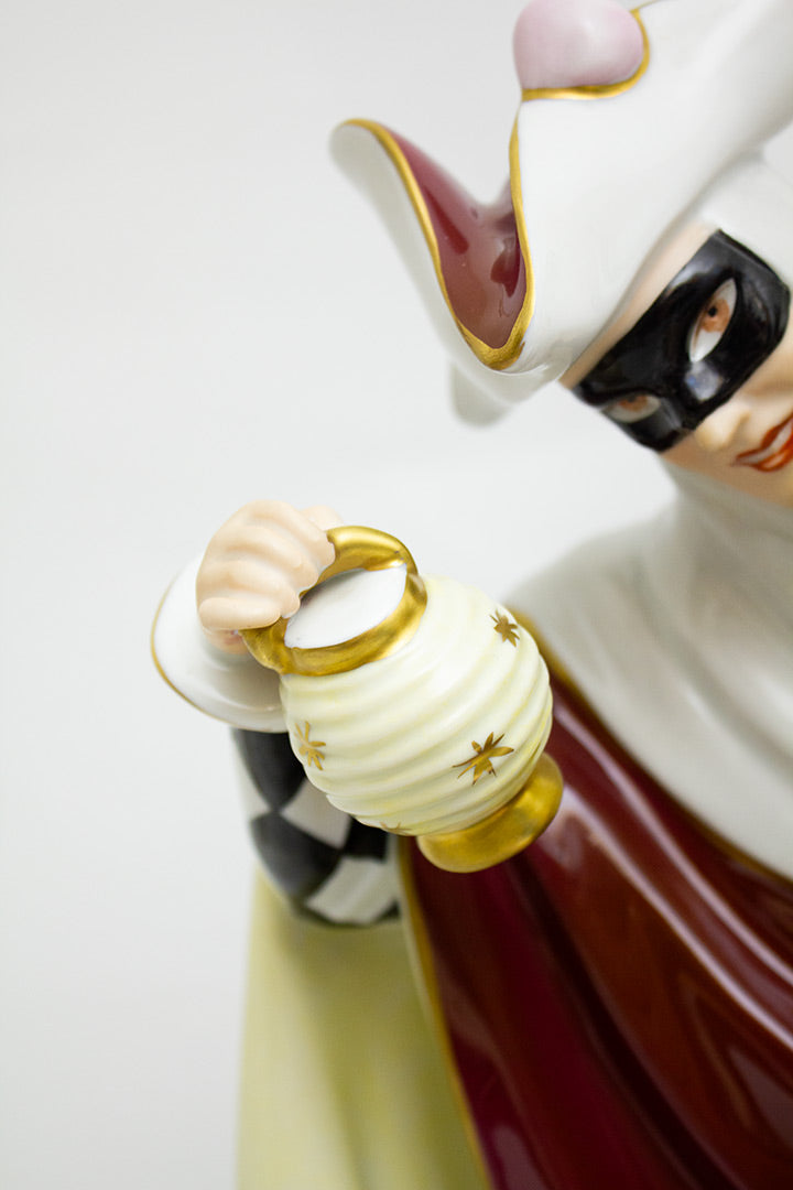 Bohemia Royal Dux porseleinen beeld Harlequin & Columbine Tsjechië