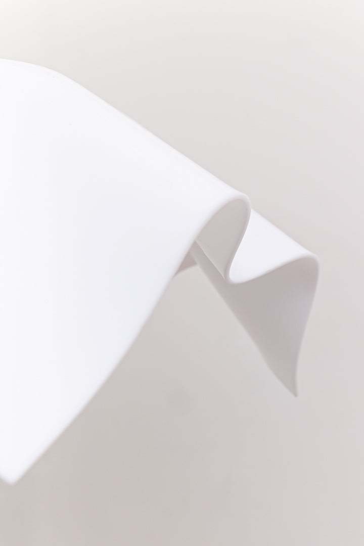 Bony Design hanglamp wit geplooid ‘papier’ vintage