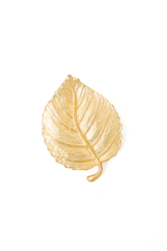 Broche blad vintage jaren 70 Rodier Parijs