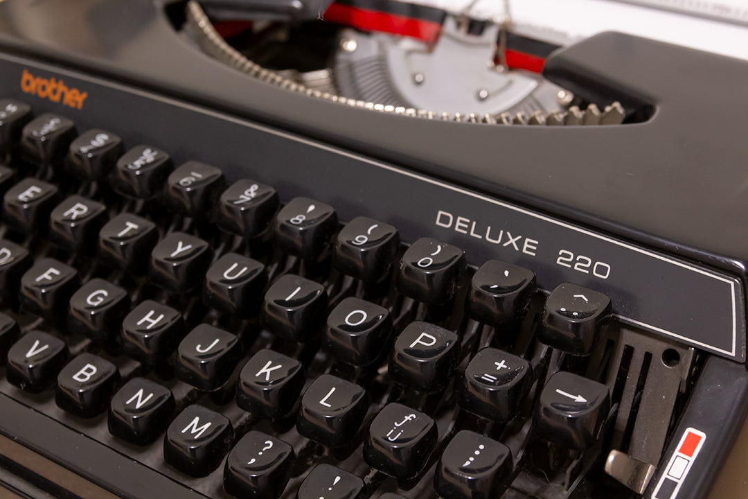 Brother Deluxe 220 typemachine zwart