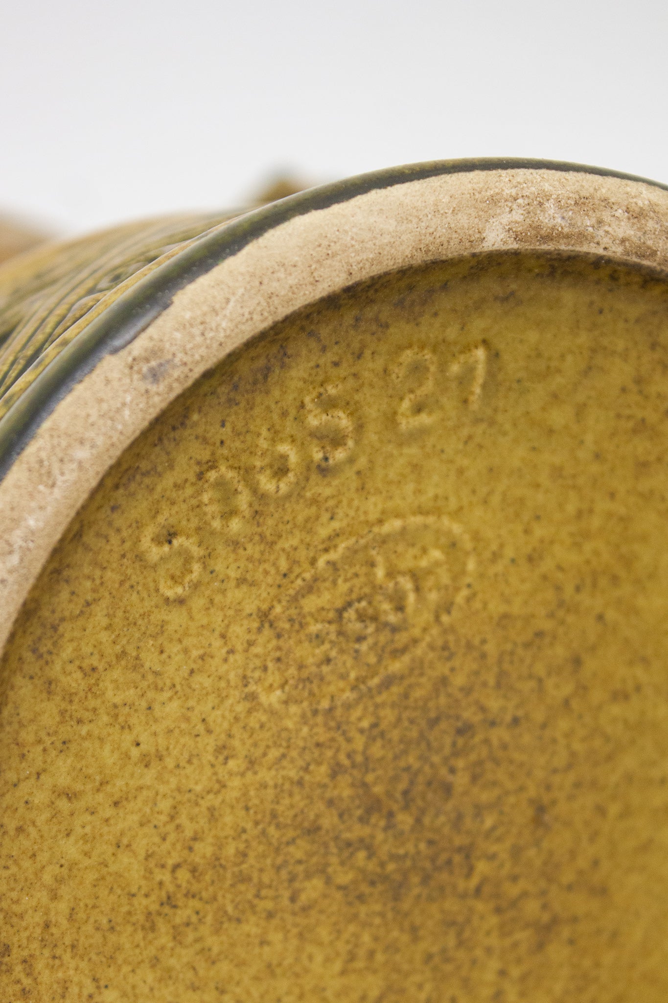 Bruine 70’s Jasba pot met deksel 5065-21