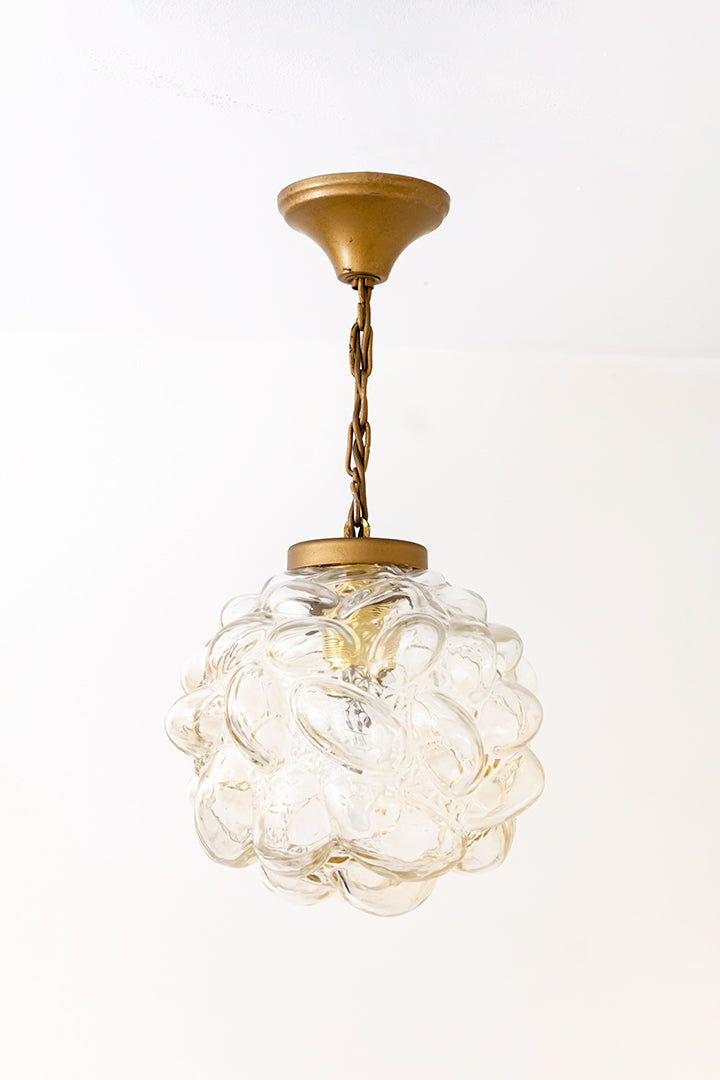 Bubbel hanglamp Helena Tynell & Heinrich Gantenbrink voor Glashutte Limburg jaren 60