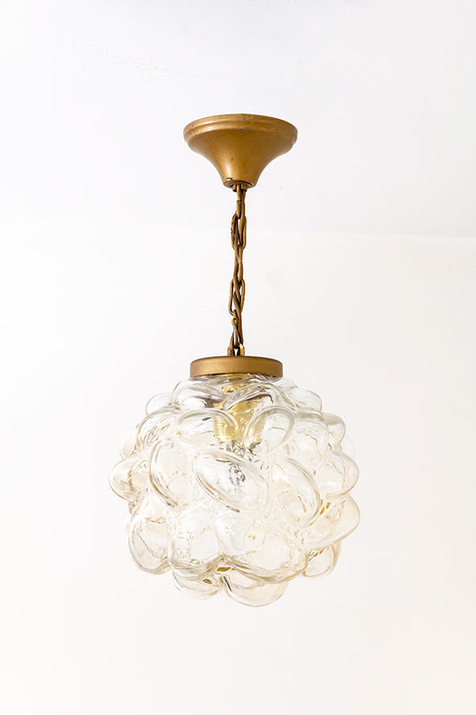 Bubbel hanglamp Helena Tynell & Heinrich Gantenbrink voor Glashutte Limburg jaren 60
