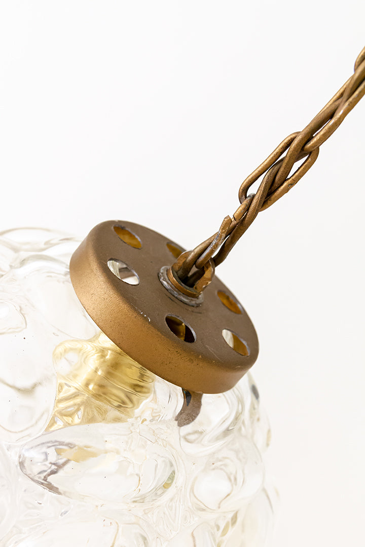 Bubbel hanglamp Helena Tynell & Heinrich Gantenbrink voor Glashutte Limburg jaren 60