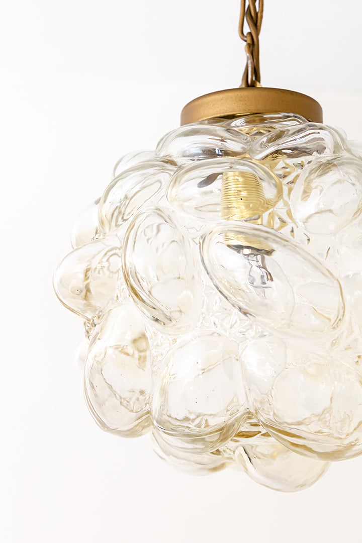 Bubbel hanglamp Helena Tynell & Heinrich Gantenbrink voor Glashutte Limburg jaren 60