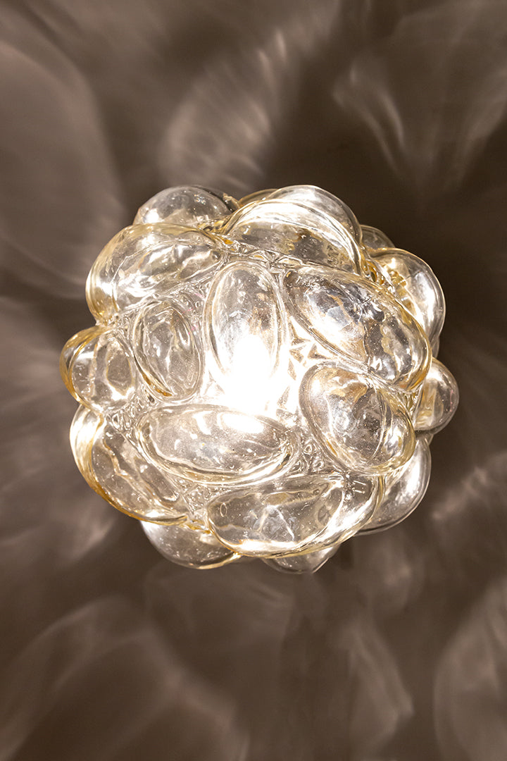 Bubbel hanglamp Helena Tynell & Heinrich Gantenbrink voor Glashutte Limburg jaren 60