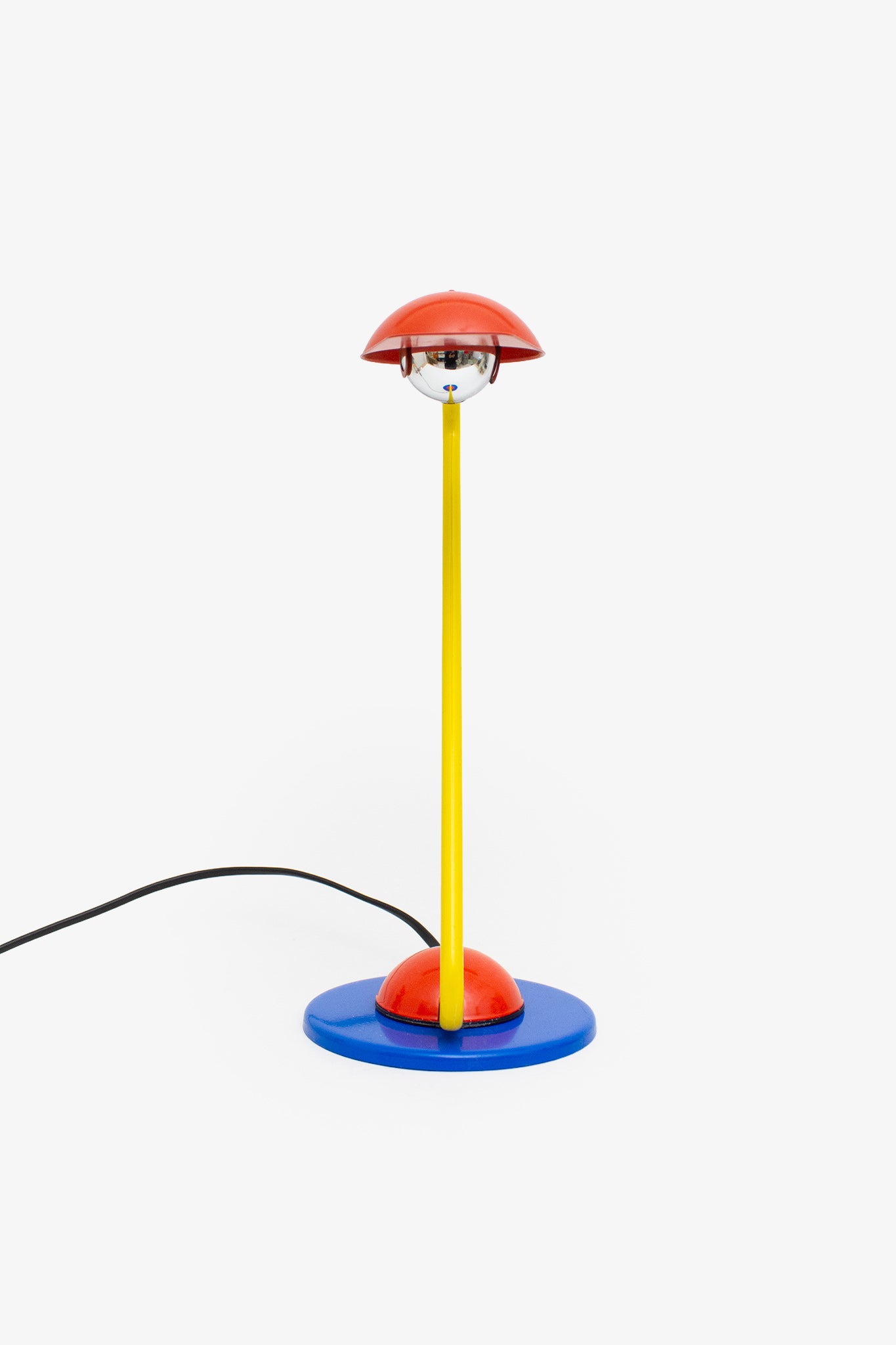 Jaren 80 Hema Memphis stijl bureaulamp met petje