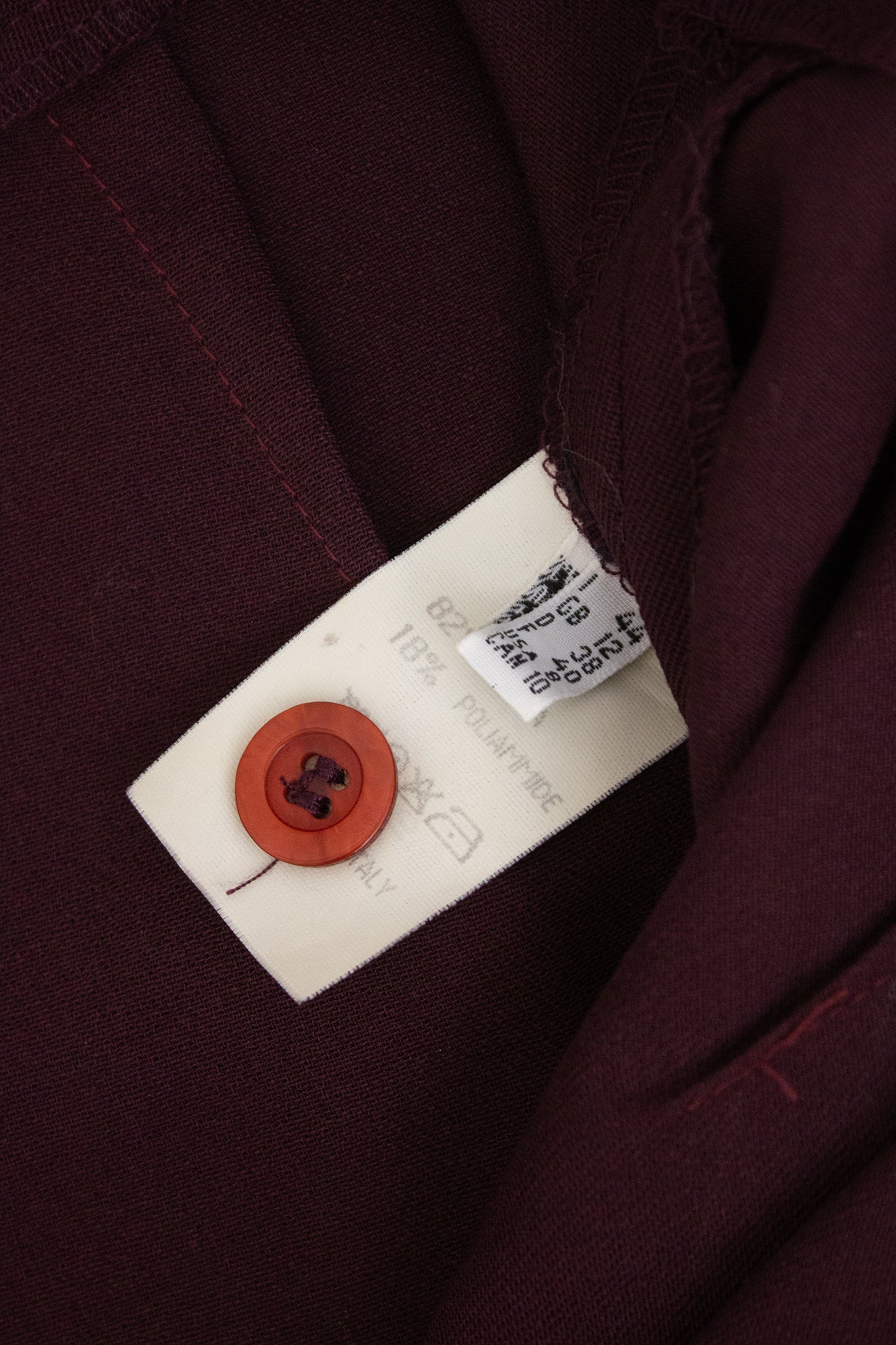 Wollen burgundy Pinko pantalon