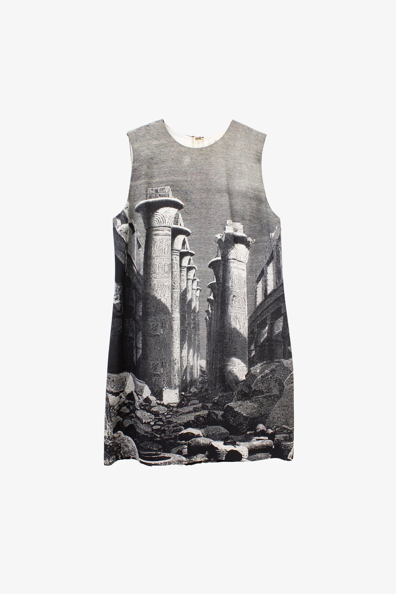 Carven cruise 2011 jurk met Egyptische print