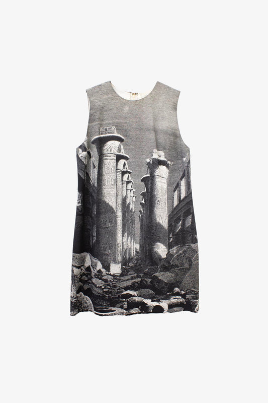 Carven cruise 2011 jurk met Egyptische print