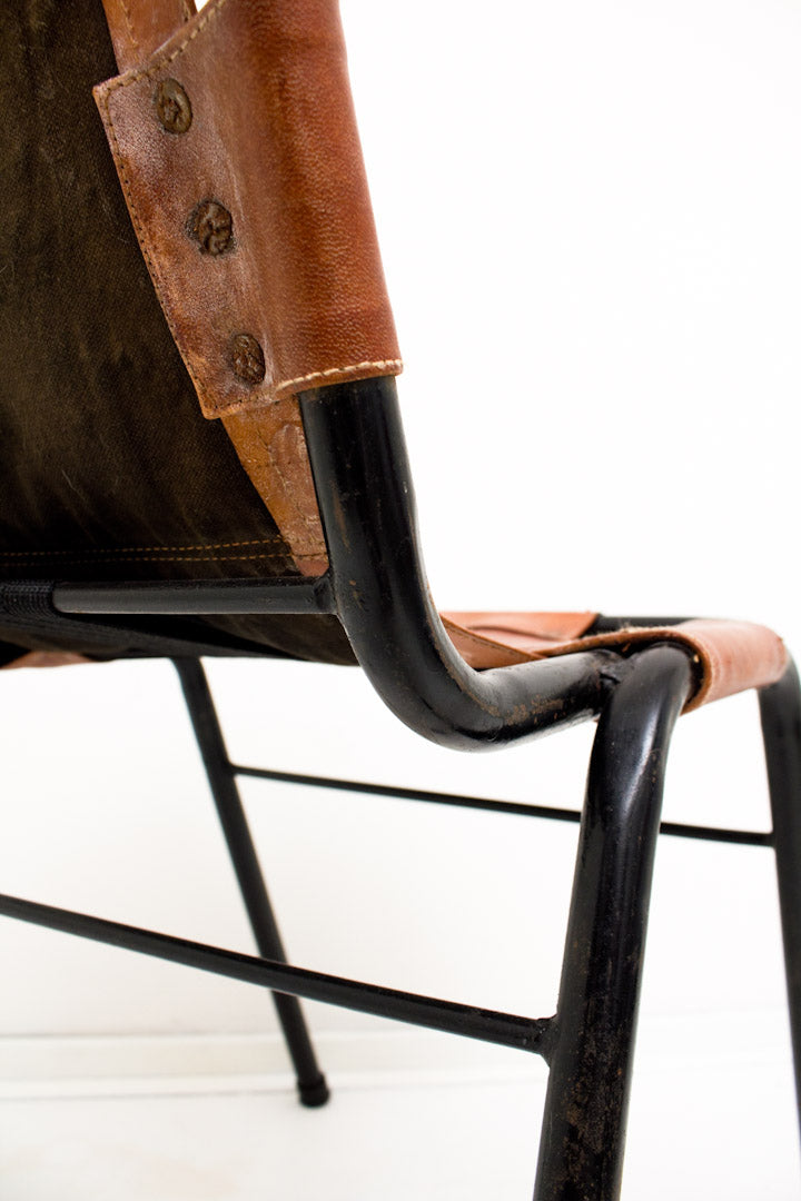Set "Les Arcs" stoelen Charlotte Perriand jaren 60