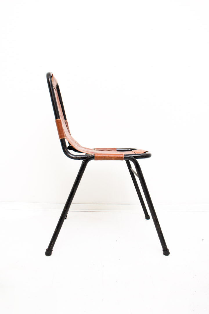 Set "Les Arcs" stoelen Charlotte Perriand jaren 60
