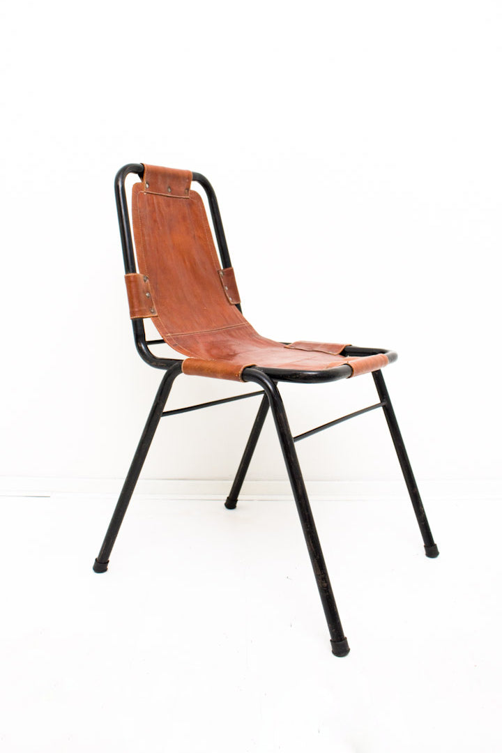 Set "Les Arcs" stoelen Charlotte Perriand jaren 60