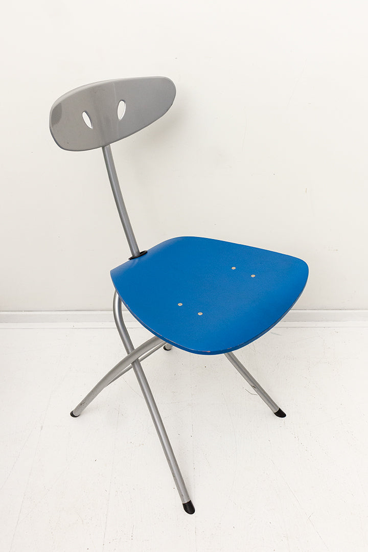 Chiaramonte & Marin x Bonaldo vintage Piu klapstoel in groen of blauw