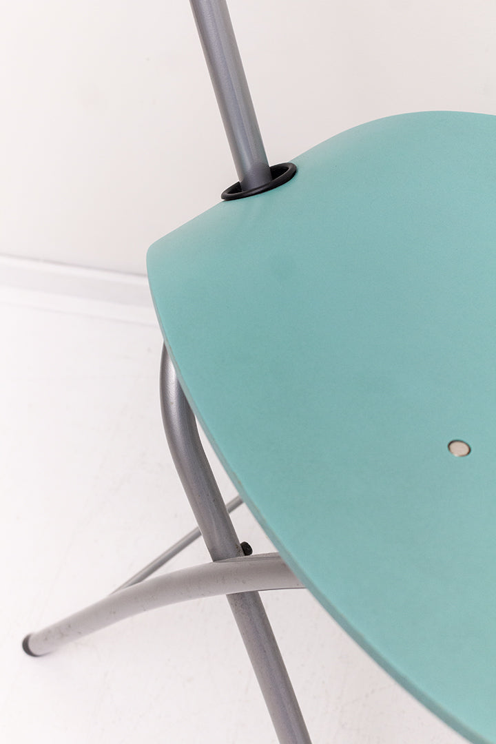 Chiaramonte & Marin x Bonaldo vintage Piu klapstoel in groen of blauw