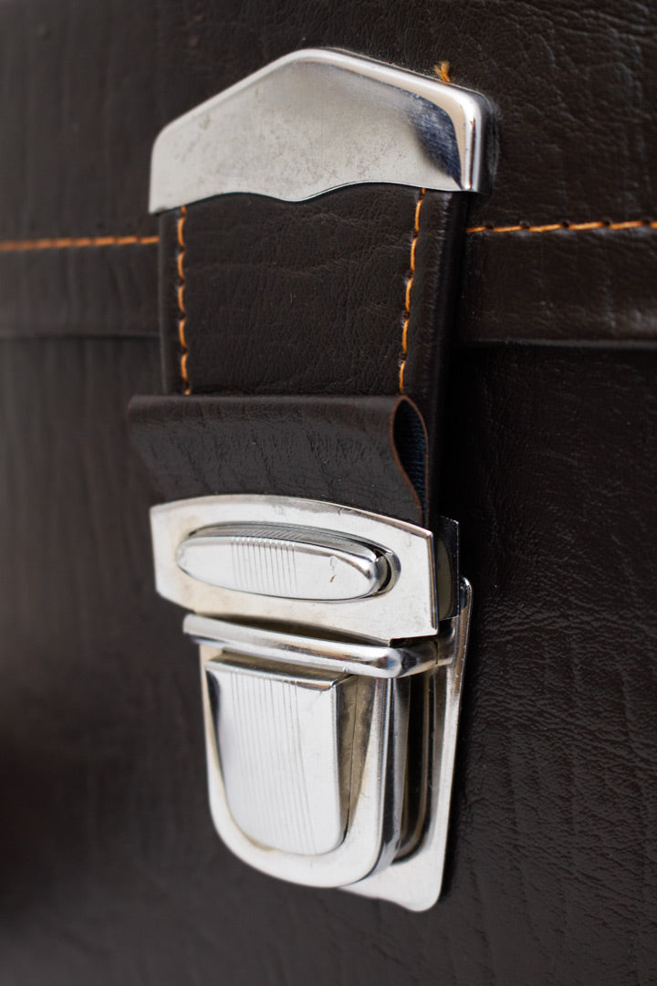 Chinon vintage cameratas donkerbruin