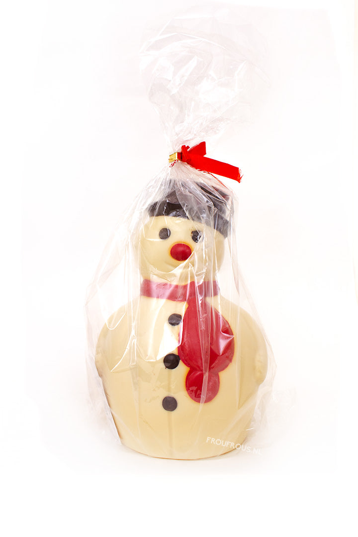 Chocolade Sneeuwpop XL Wit