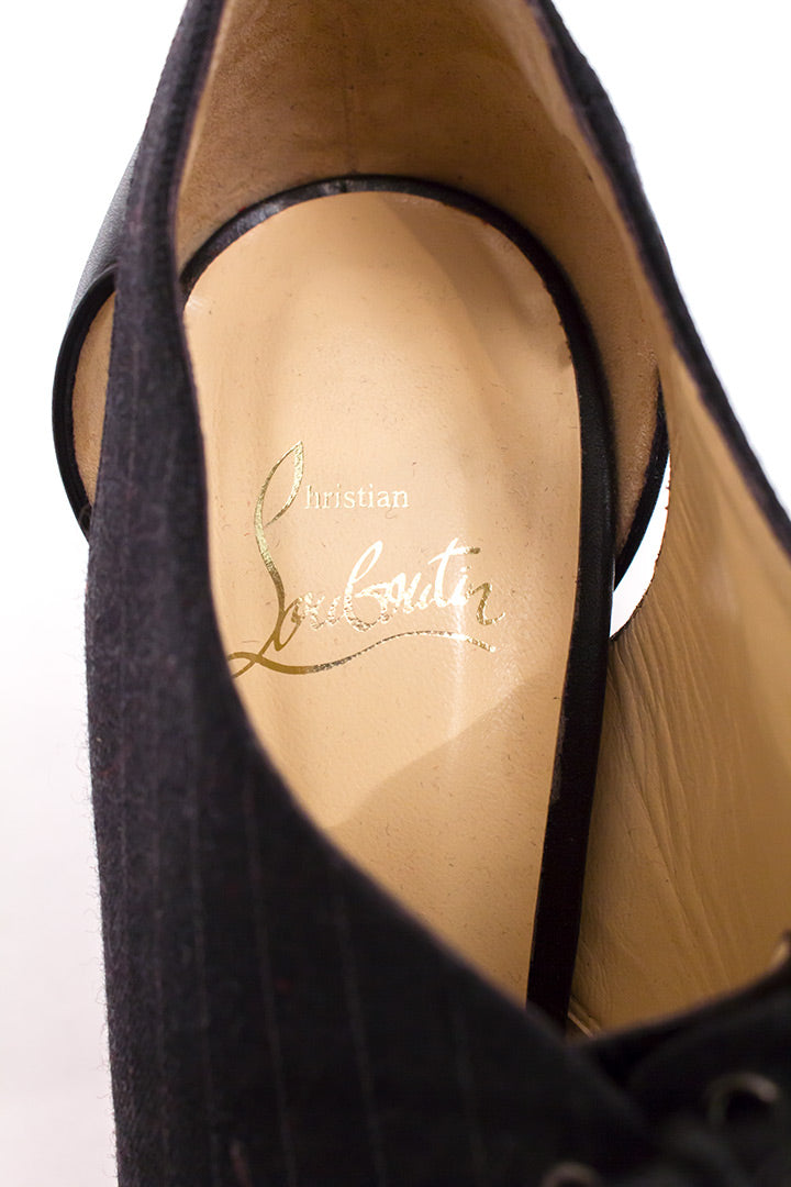 Christian Louboutin gilet pumps of veterlaarsjes