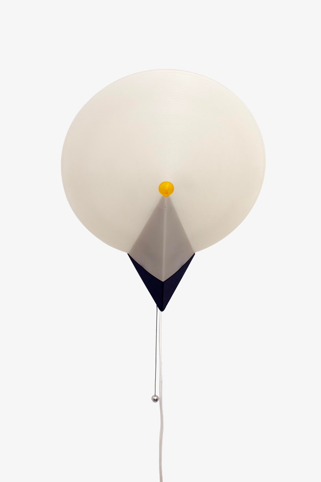 80’s Cometa wandlamp L. Stano x P. Bistacchi voor Tre Ci Luce