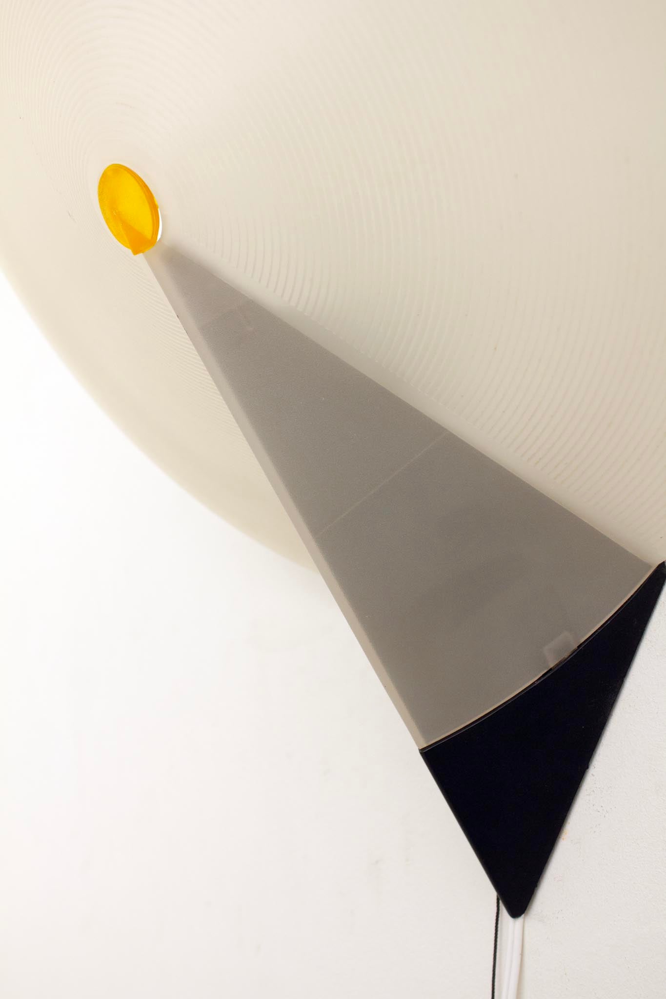 80’s Cometa wandlamp L. Stano x P. Bistacchi voor Tre Ci Luce