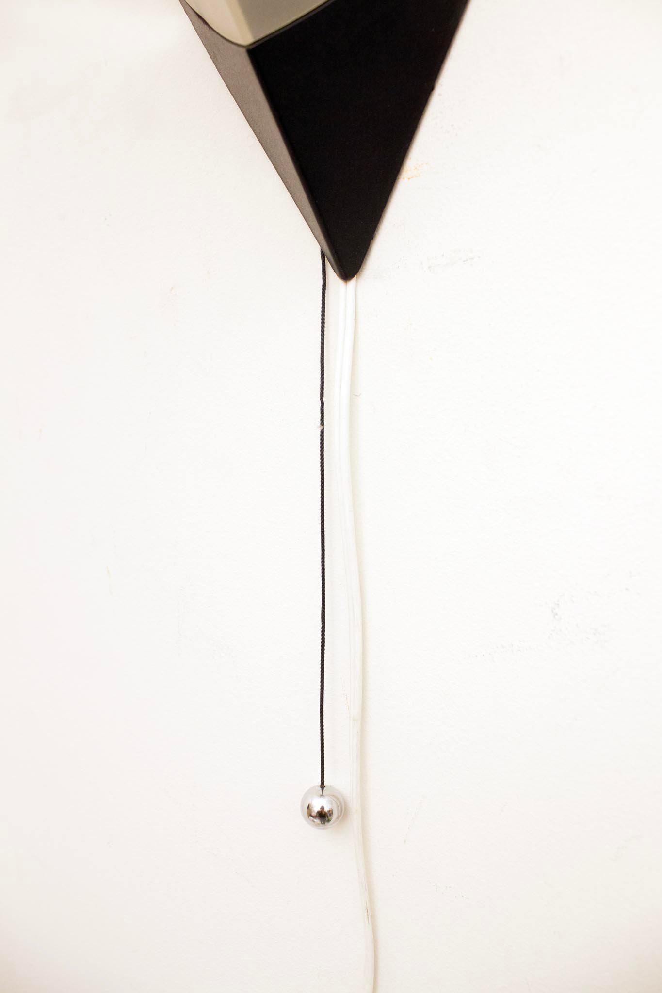80’s Cometa wandlamp L. Stano x P. Bistacchi voor Tre Ci Luce
