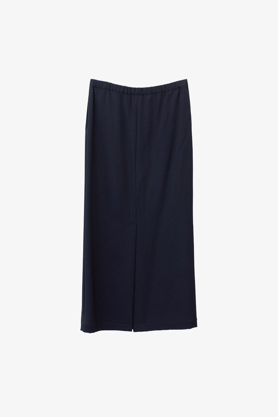 Comme des Garçons donkerblauwe deels wollen maxi rok