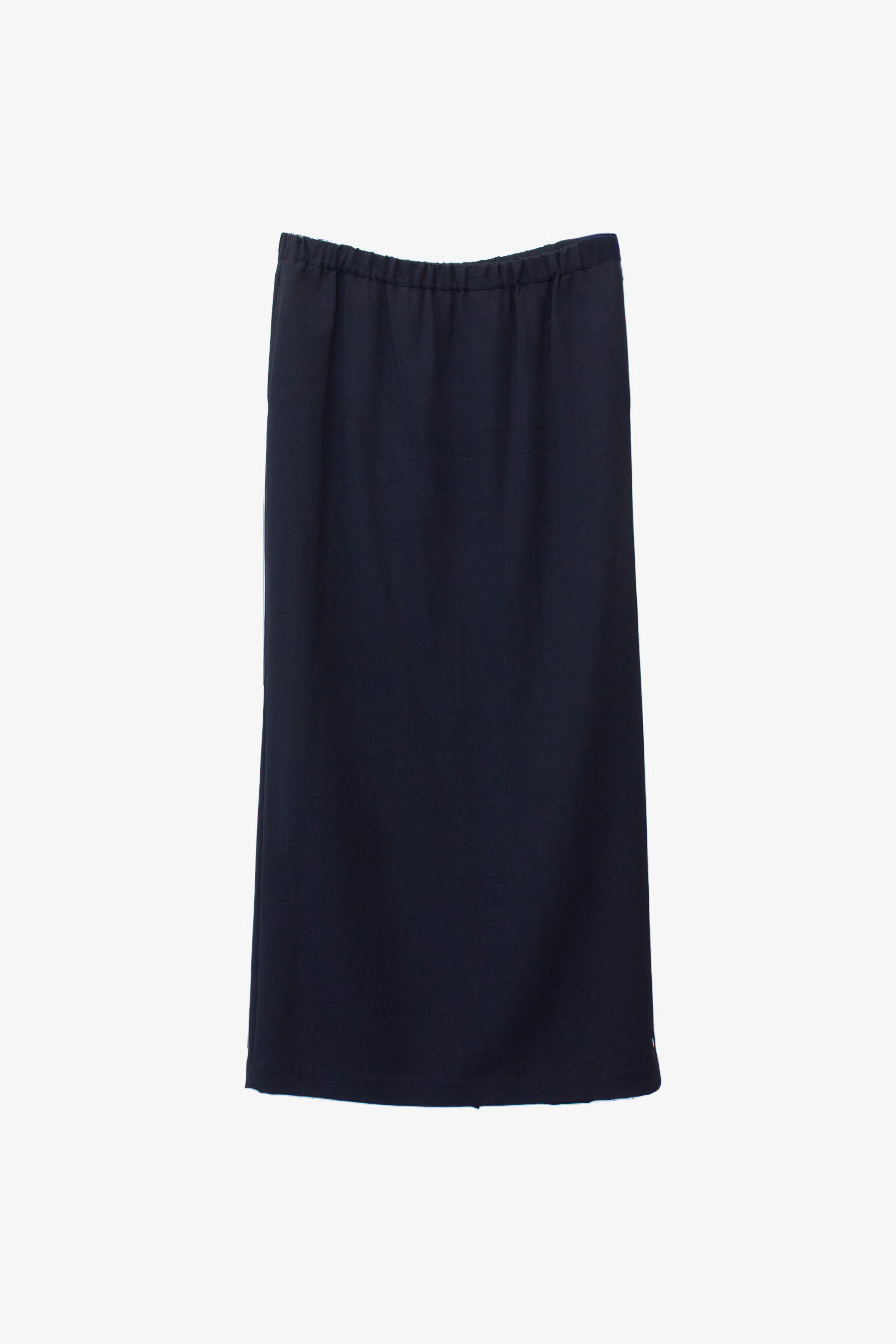 Comme des Garçons donkerblauwe deels wollen maxi rok