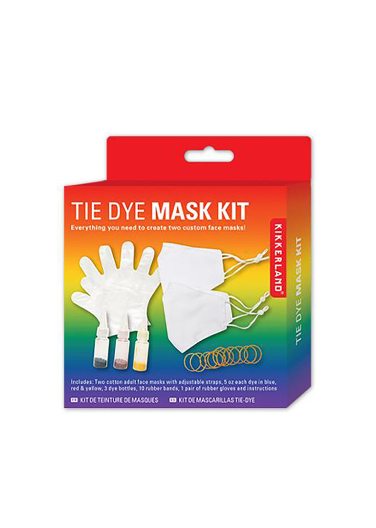 DIY kit mondkapjes tie-dye Kikkerland