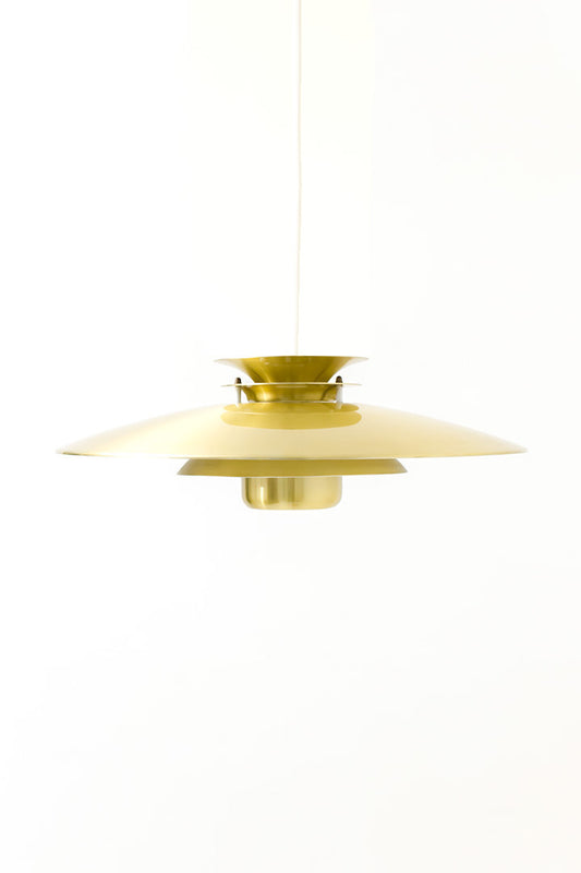 Deense vintage Form Light hanglamp eettafel goud
