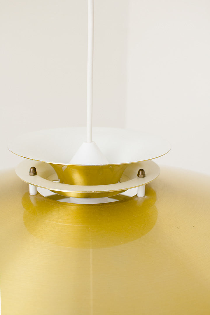 Deense vintage Form Light hanglamp eettafel goud