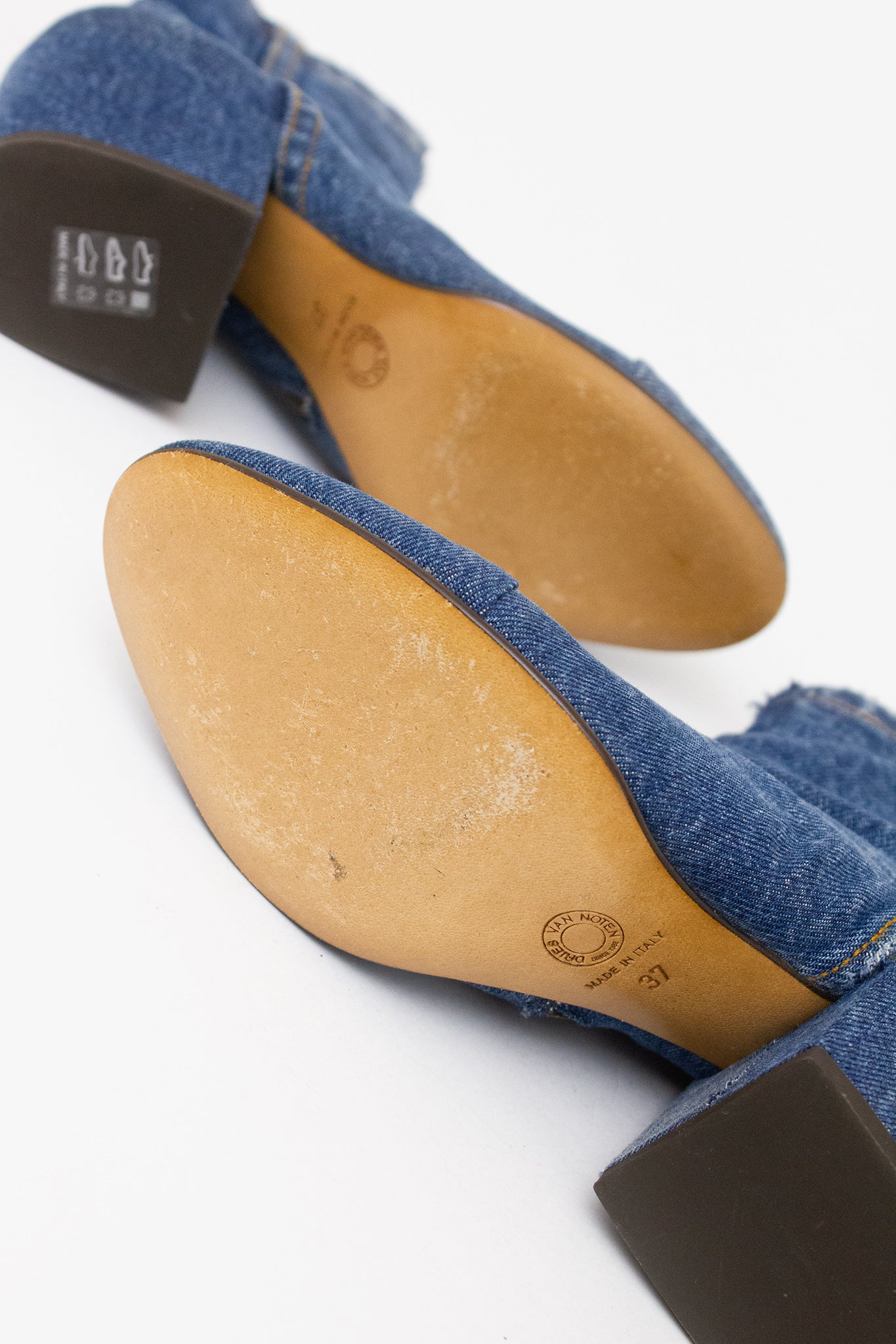 Denim Dries van Noten enkellaarsjes maat 37