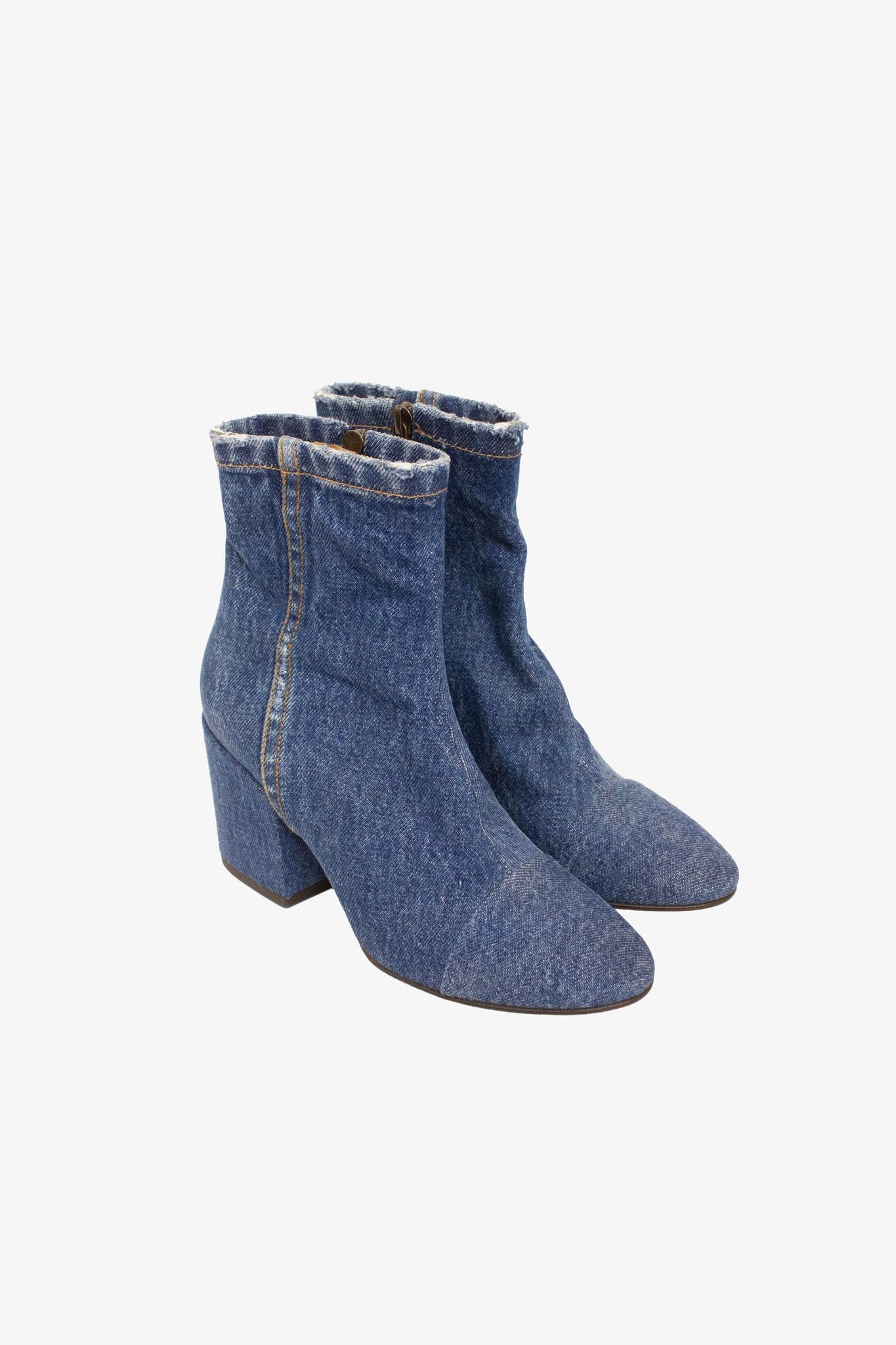 Denim Dries van Noten enkellaarsjes maat 37