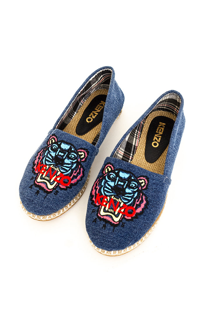 Denim espadrilles Kenzo Classic Tiger - maat 36
