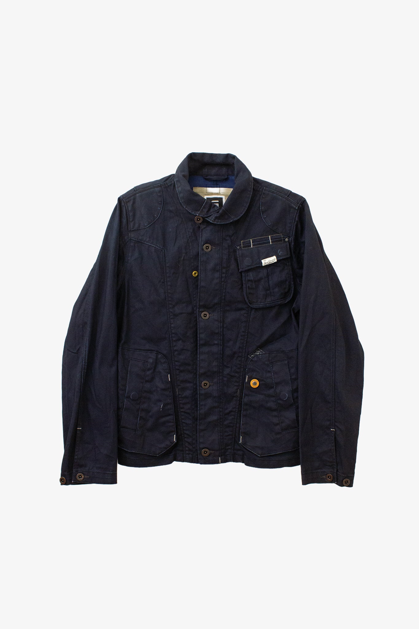 Donkerblauw gecoate G-Star Raw spijkerjas