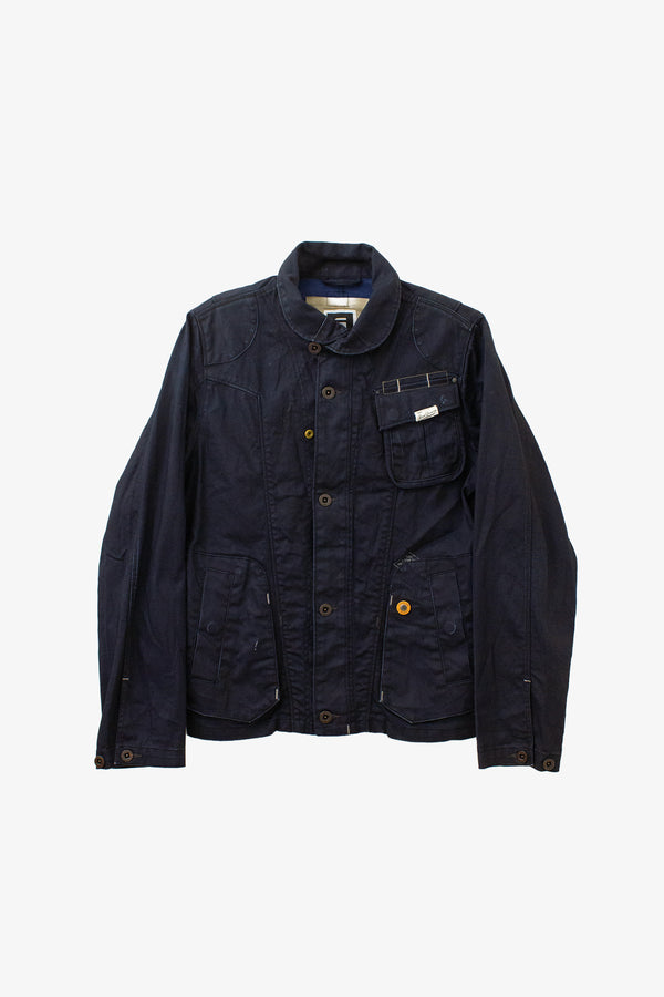 Donkerblauw gecoate G-Star Raw spijkerjas