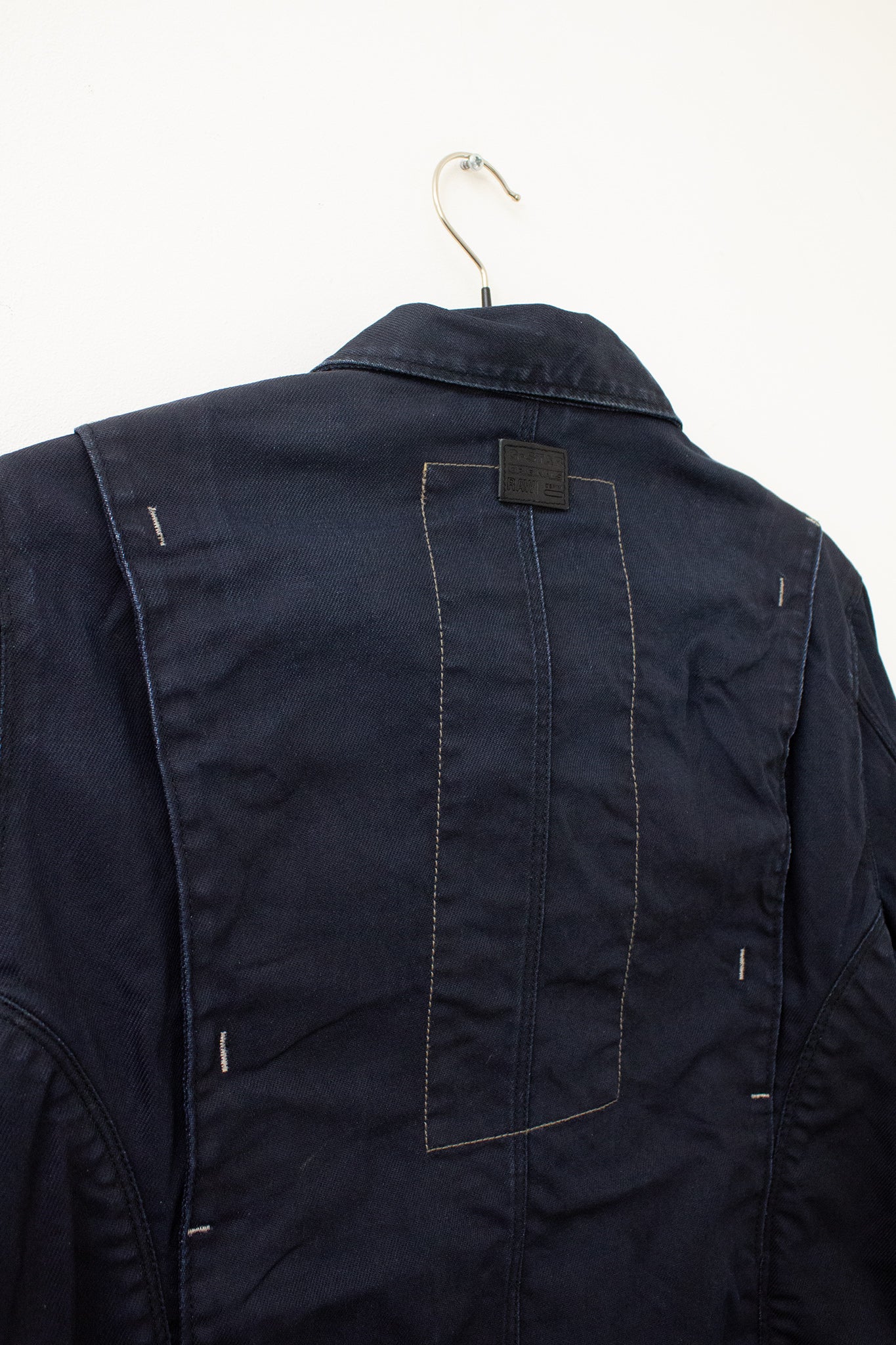 Donkerblauw gecoate G-Star Raw spijkerjas