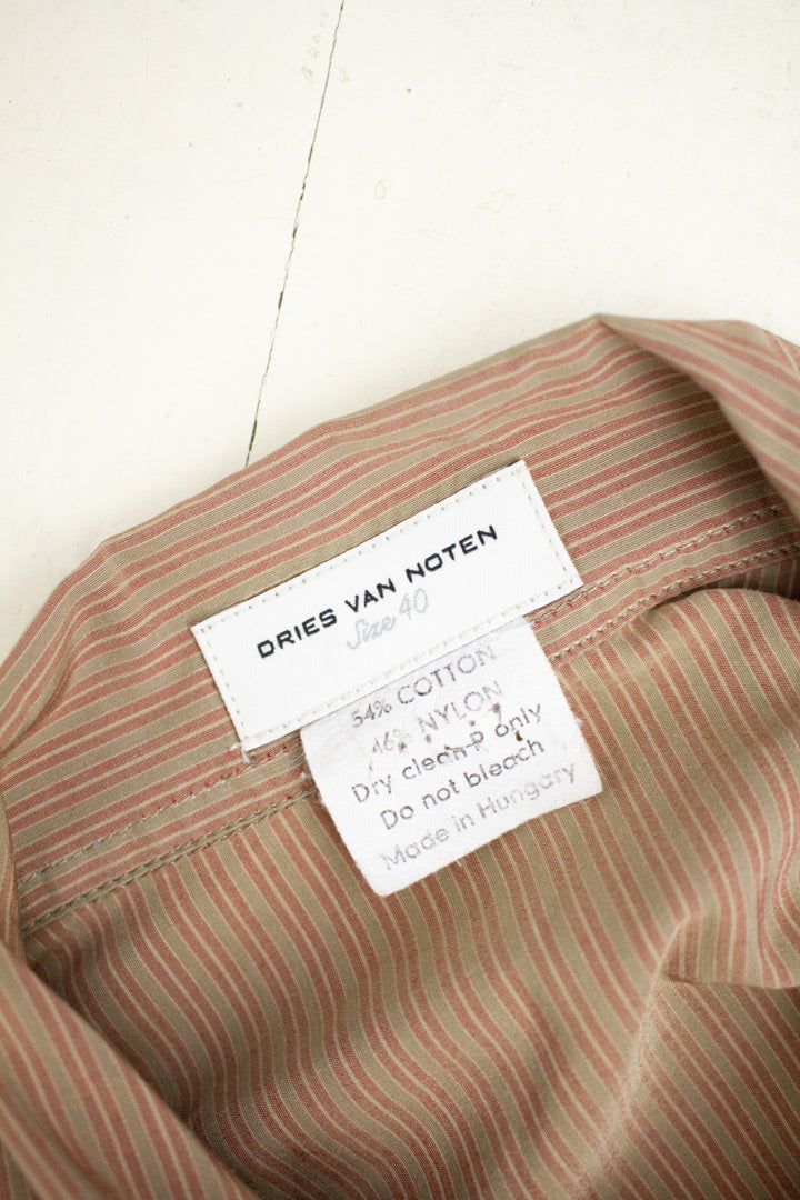 Dries van Noten asymmetrische gestreepte blouse