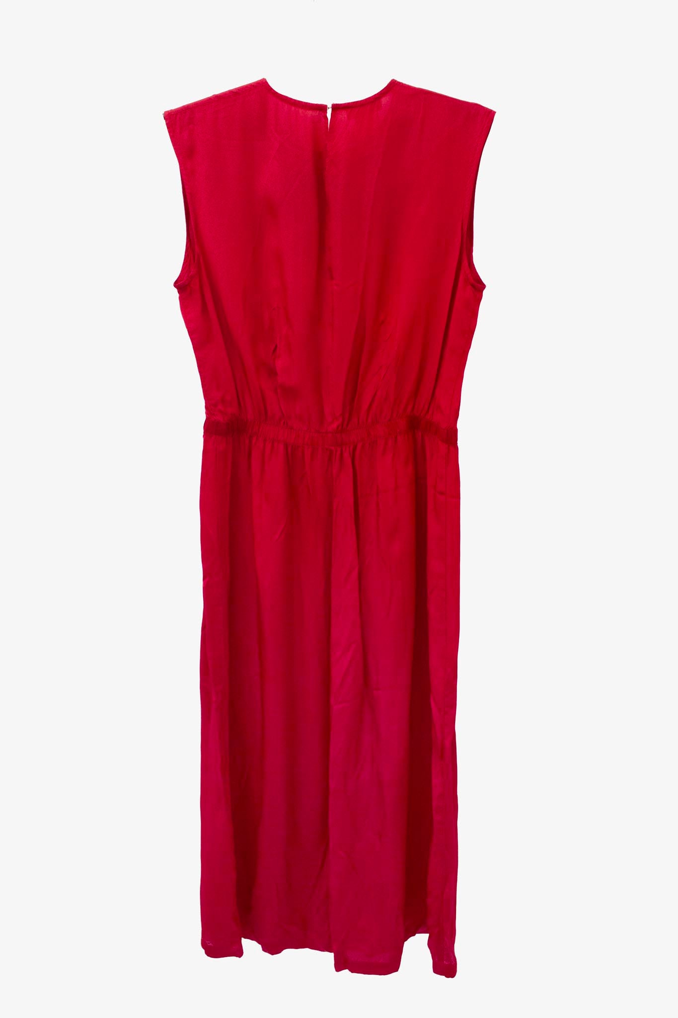 Dries van Noten SS04 2-delig jurk rode/roze 
