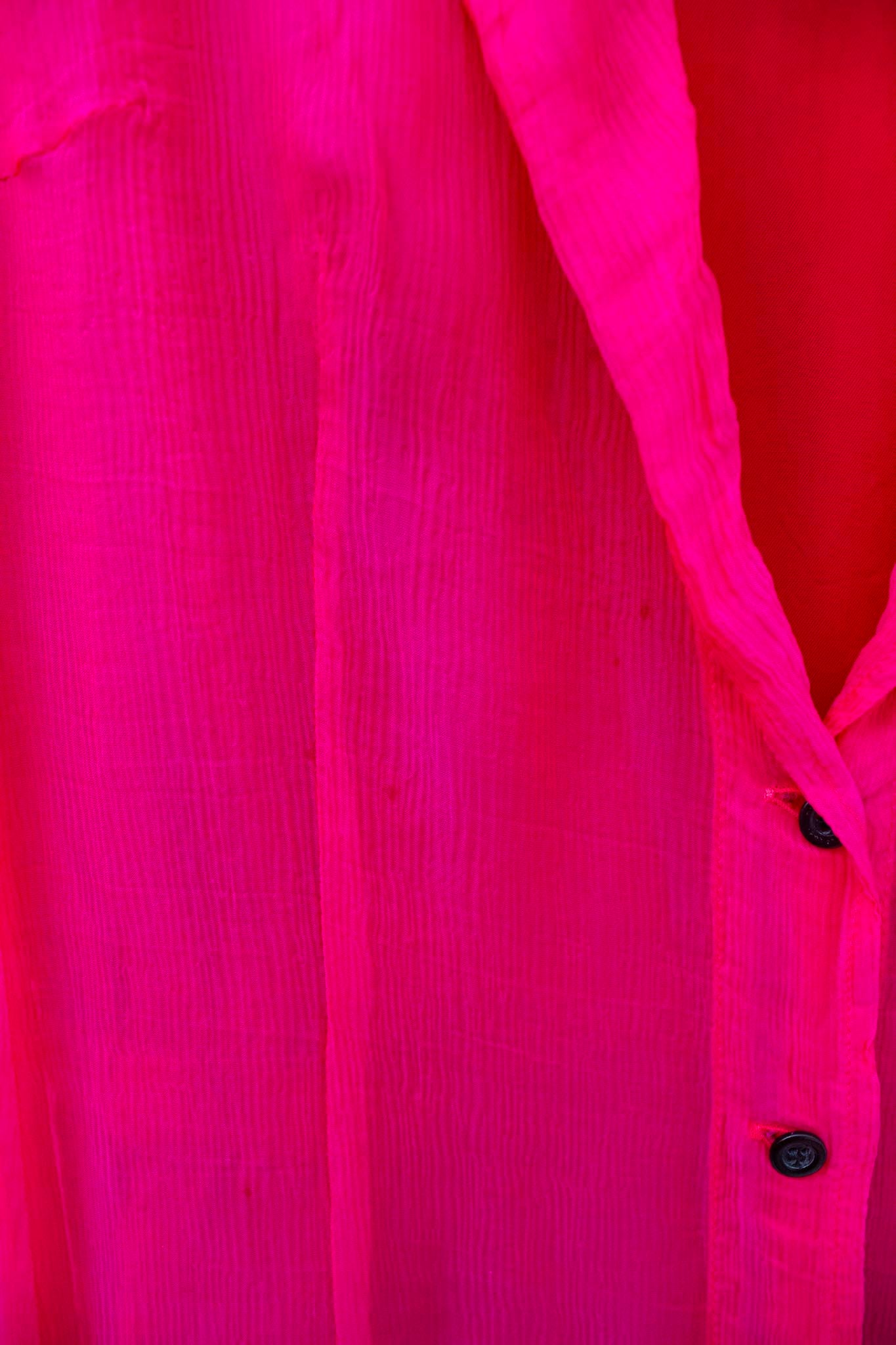 Dries van Noten SS04 2-delig jurk rode/roze 