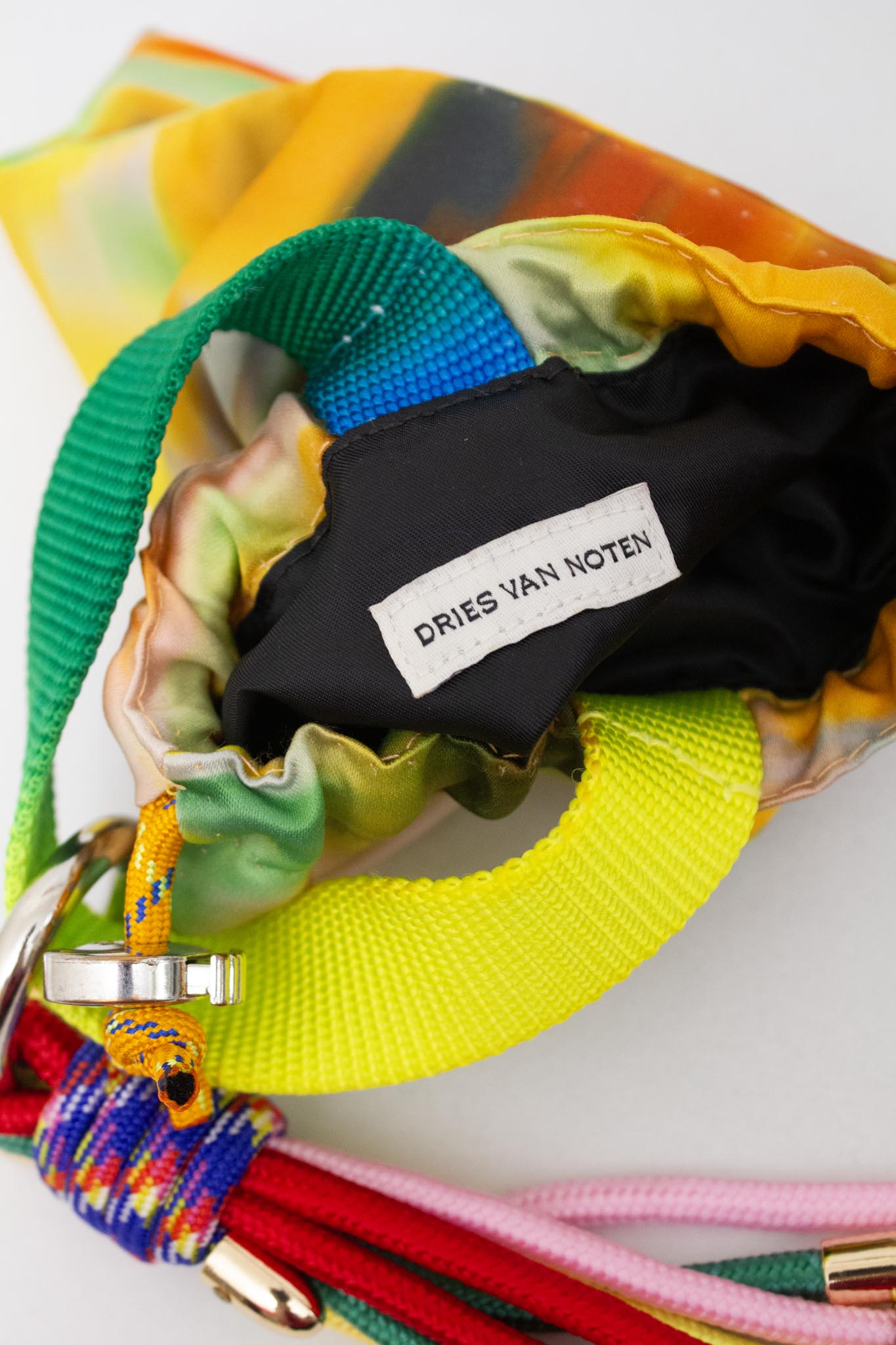 Dries van Noten collectable sachet tasje gemaakt van couture reststof