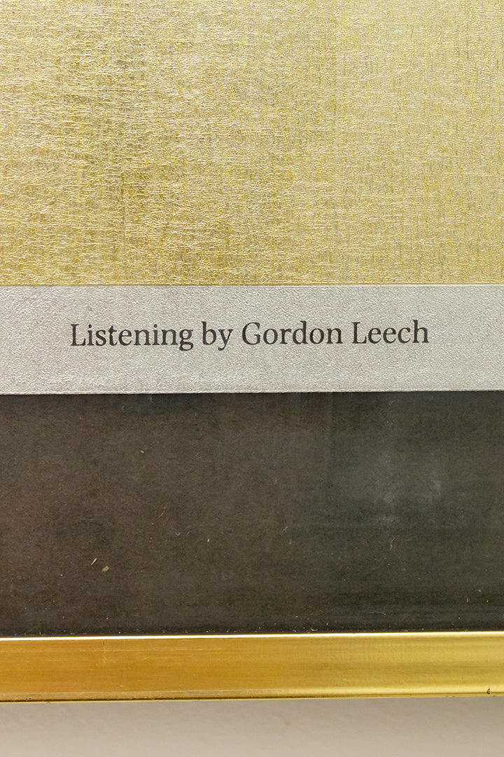 Dufex print geisha ‘Listening’ G.F. Leech Engeland 1983