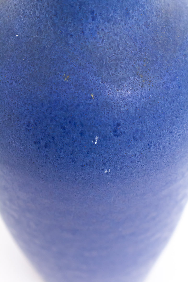 Duitse vaas blauw keramiek Expertic Römhild vintage