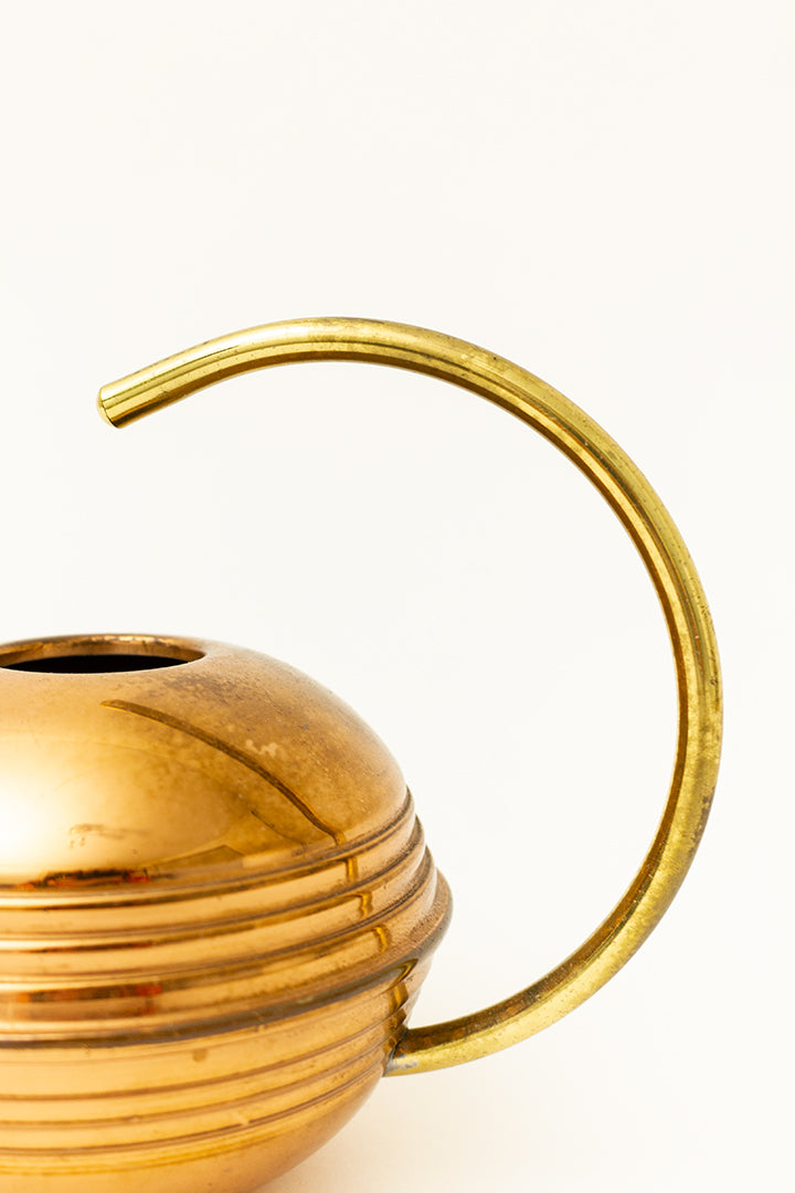 Elegante vintage gieter van messing en koper