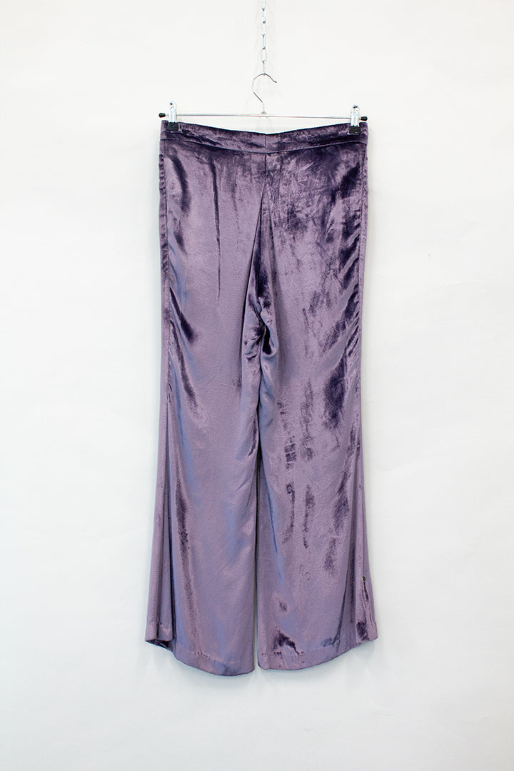FW99 lila velvet Gucci broek