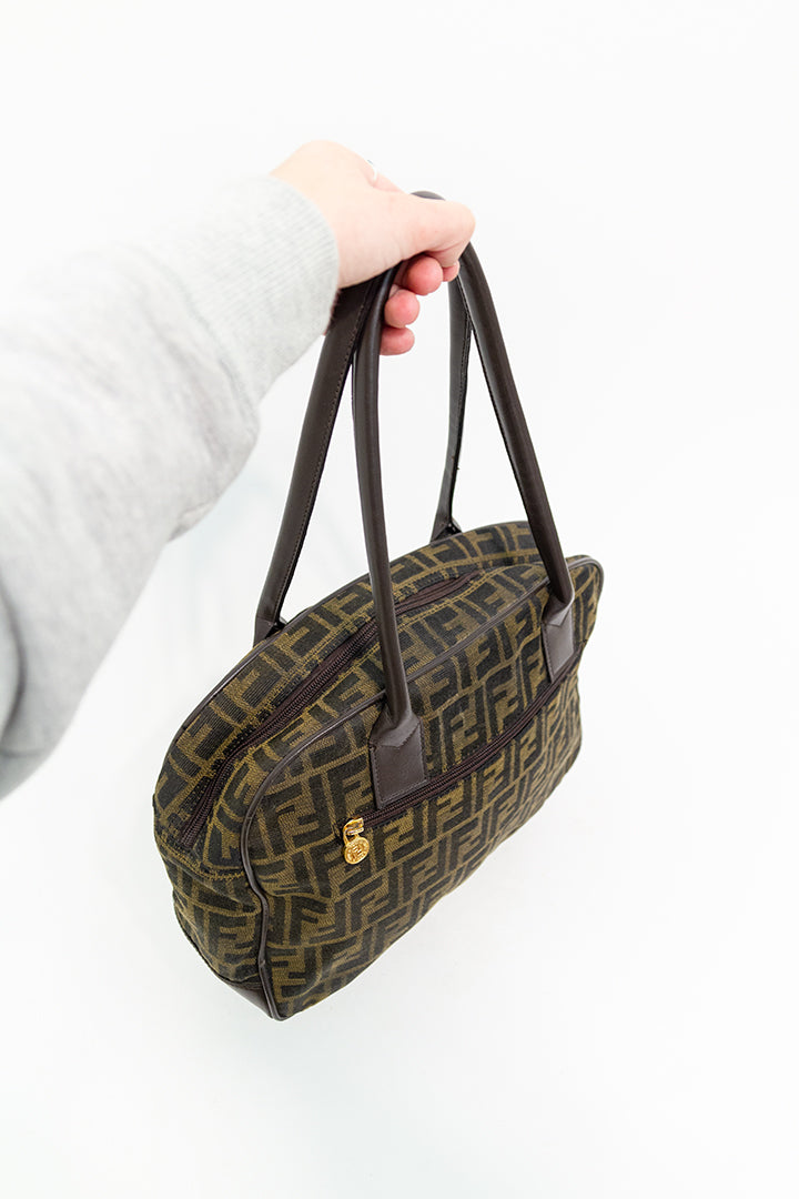 Fendi handtas met Zucca print jaren 90