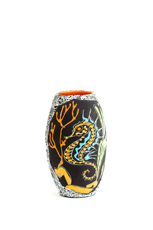 Fiorini Pugi Vaas zeepaard Monaco Keramiek