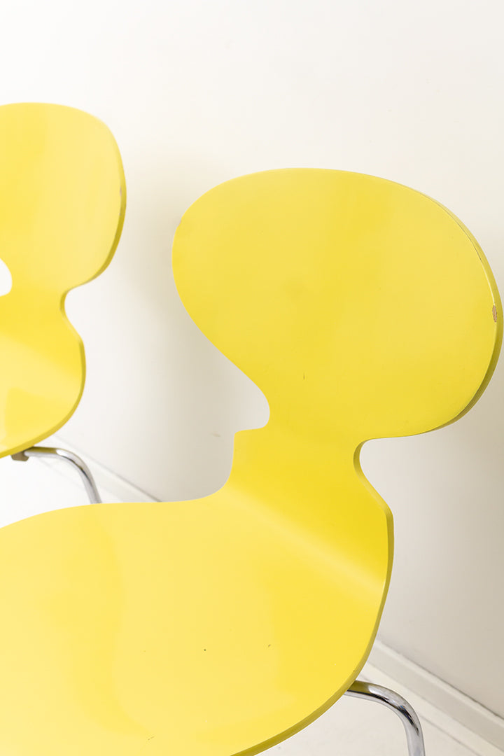 Gele Ant Chair Arne Jacobsen x Fritz Hansen vintage